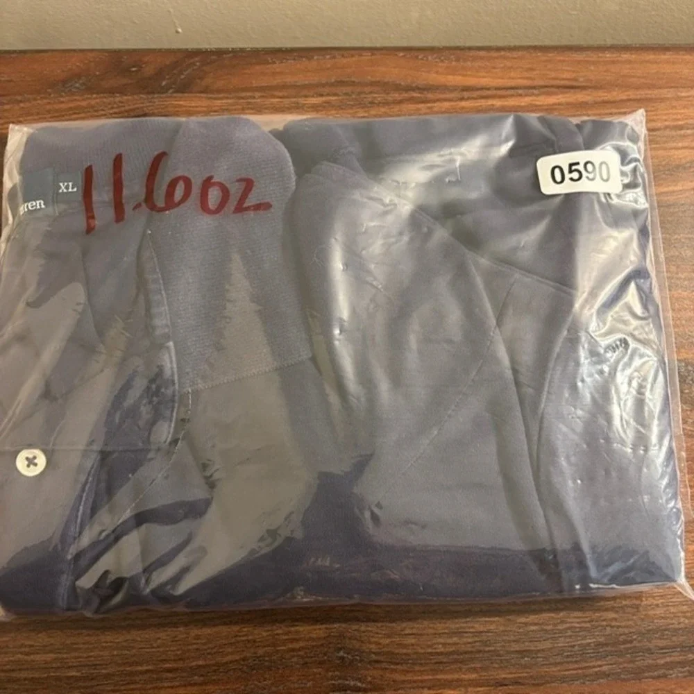 Mens XL Polo Ralph Lauren Polo Shirt Navy Blue Pony Logo Short Sleeve Collared